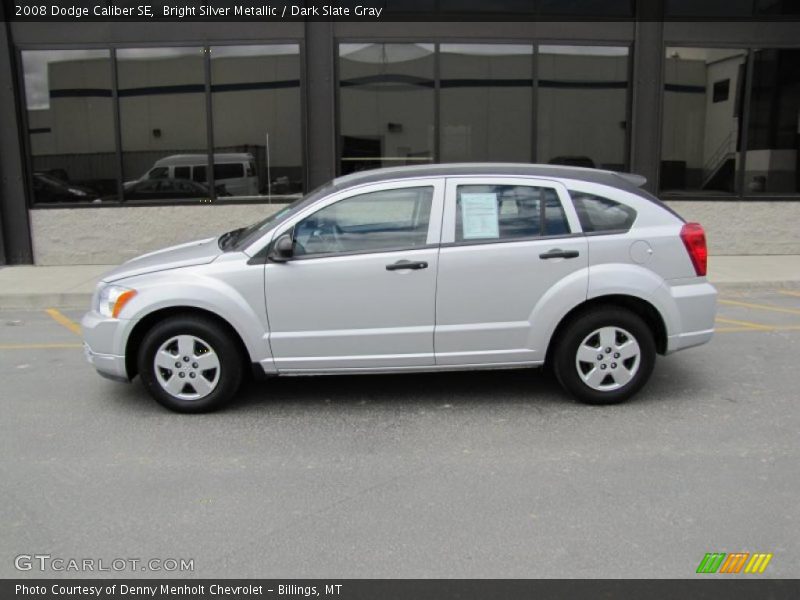 Bright Silver Metallic / Dark Slate Gray 2008 Dodge Caliber SE