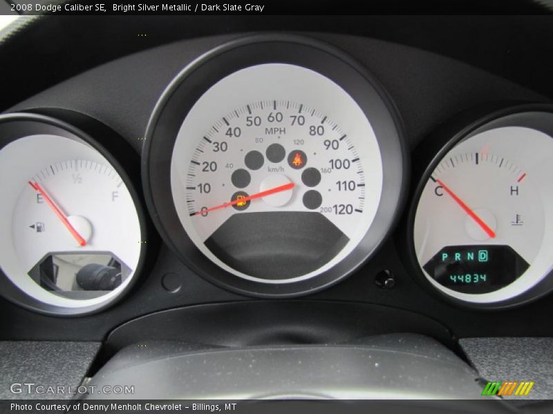 Bright Silver Metallic / Dark Slate Gray 2008 Dodge Caliber SE