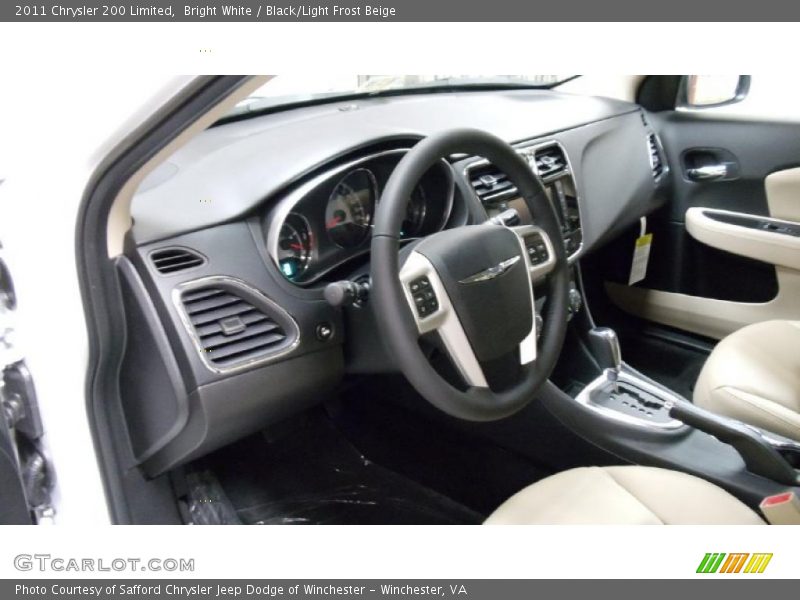  2011 200 Limited Black/Light Frost Beige Interior