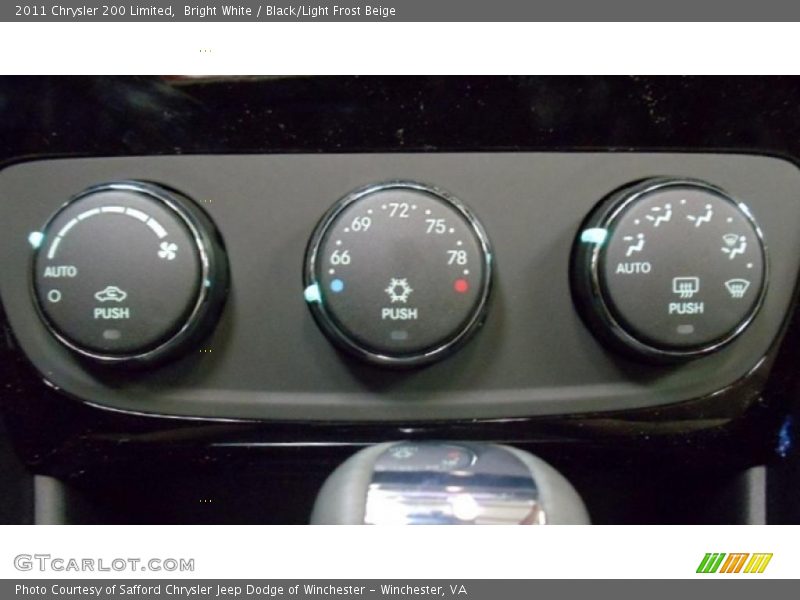 Controls of 2011 200 Limited