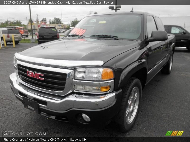 Carbon Metallic / Dark Pewter 2005 GMC Sierra 1500 Z71 Extended Cab 4x4