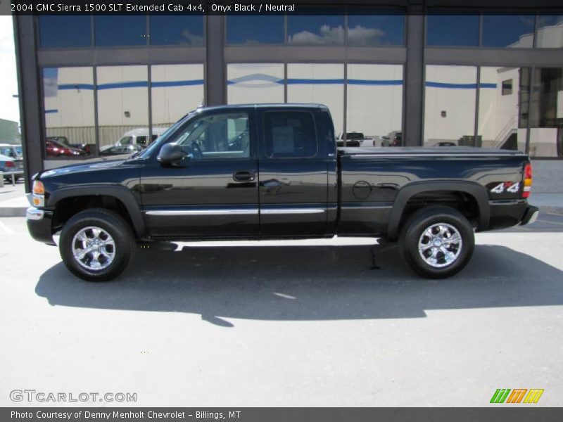  2004 Sierra 1500 SLT Extended Cab 4x4 Onyx Black
