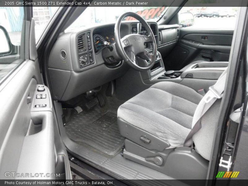  2005 Sierra 1500 Z71 Extended Cab 4x4 Dark Pewter Interior
