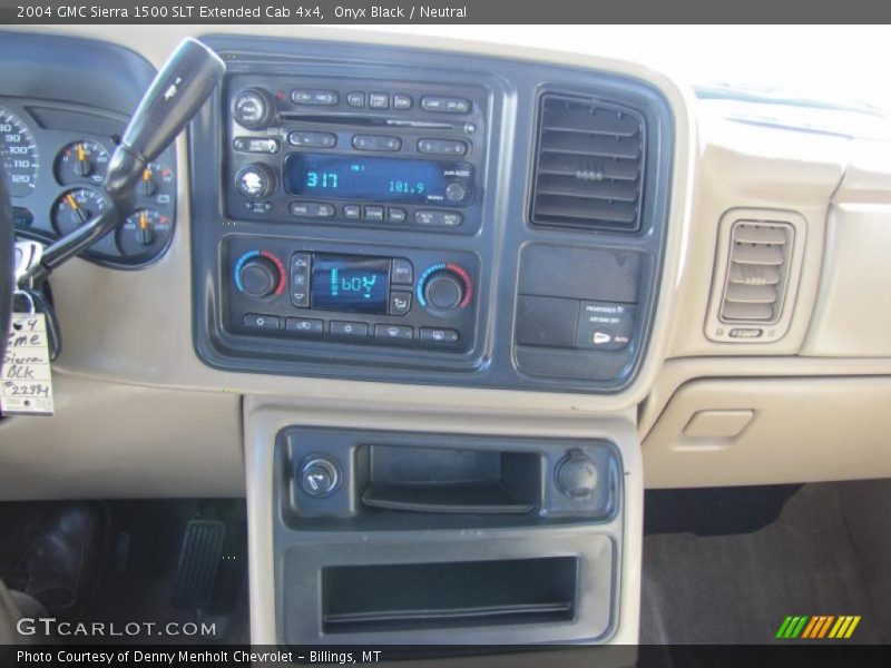 Onyx Black / Neutral 2004 GMC Sierra 1500 SLT Extended Cab 4x4