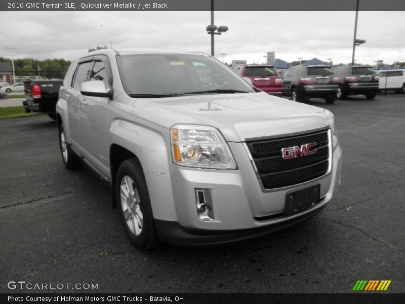 Quicksilver Metallic / Jet Black 2010 GMC Terrain SLE