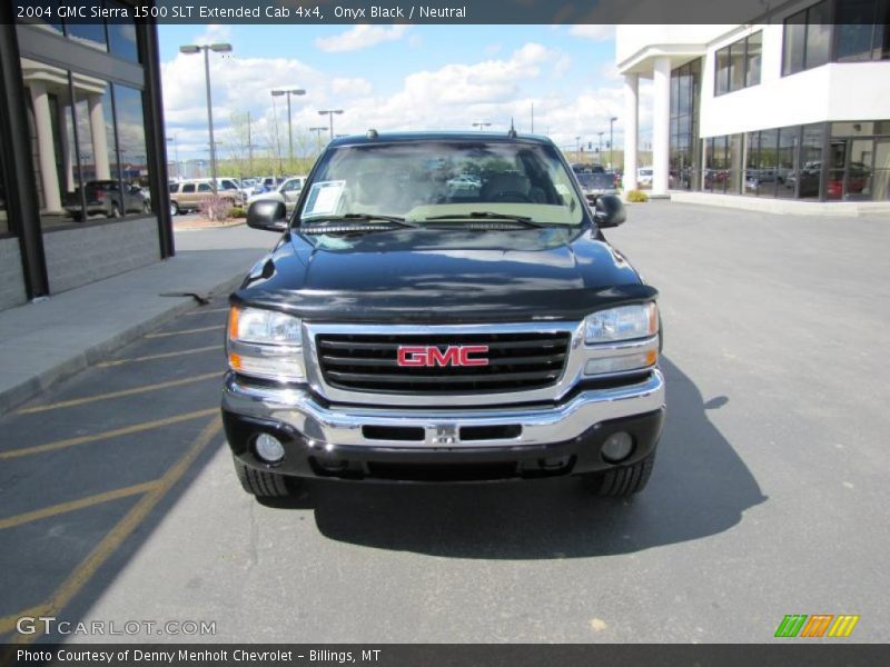 Onyx Black / Neutral 2004 GMC Sierra 1500 SLT Extended Cab 4x4