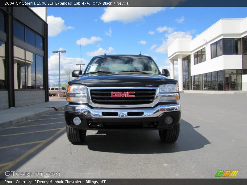 Onyx Black / Neutral 2004 GMC Sierra 1500 SLT Extended Cab 4x4