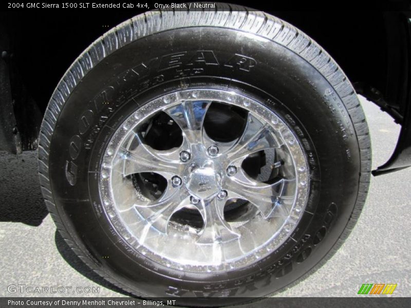 Onyx Black / Neutral 2004 GMC Sierra 1500 SLT Extended Cab 4x4