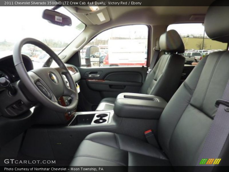 Victory Red / Ebony 2011 Chevrolet Silverado 3500HD LTZ Crew Cab 4x4 Dually
