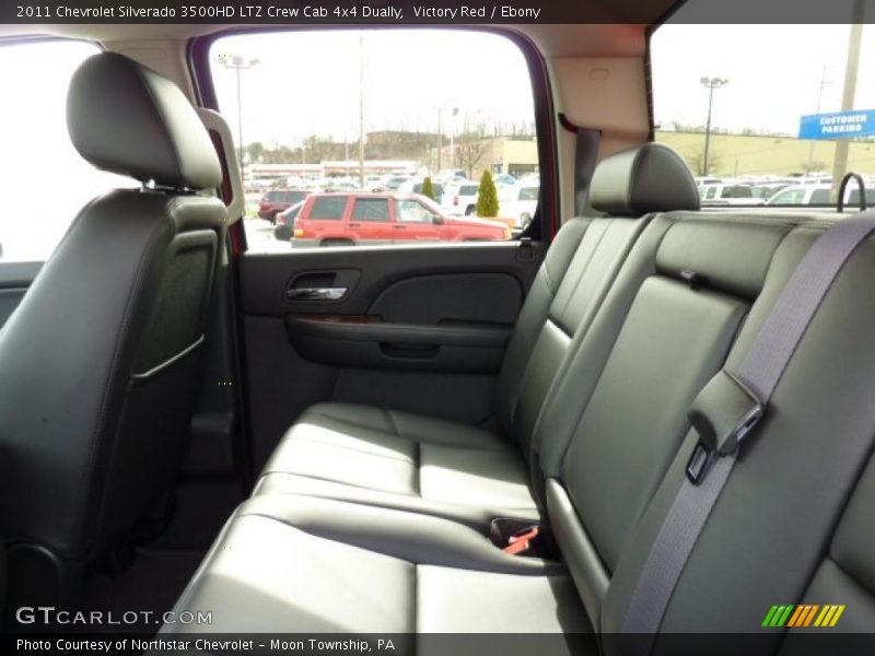Victory Red / Ebony 2011 Chevrolet Silverado 3500HD LTZ Crew Cab 4x4 Dually