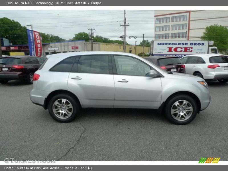 Billet Silver Metallic / Taupe 2009 Acura MDX Technology