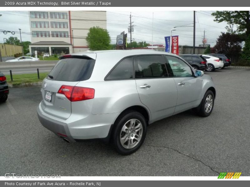 Billet Silver Metallic / Taupe 2009 Acura MDX Technology