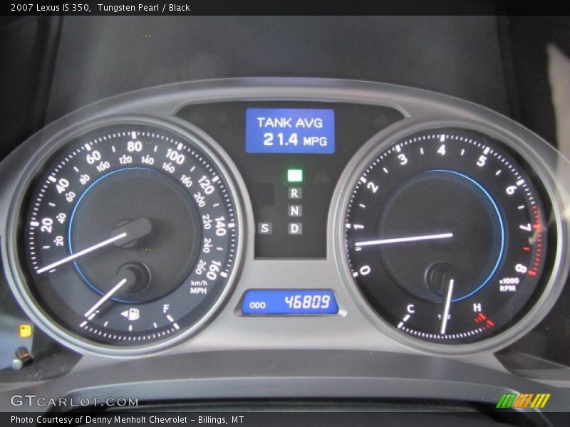  2007 IS 350 350 Gauges