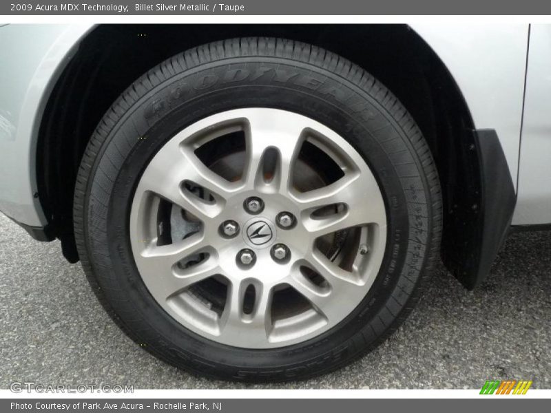 Billet Silver Metallic / Taupe 2009 Acura MDX Technology