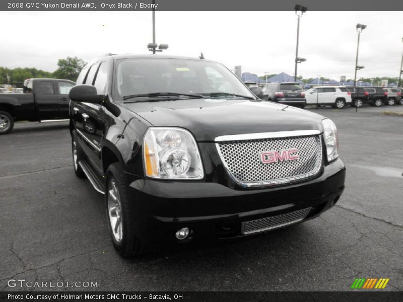 Onyx Black / Ebony 2008 GMC Yukon Denali AWD