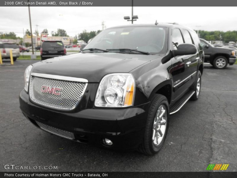 Onyx Black / Ebony 2008 GMC Yukon Denali AWD