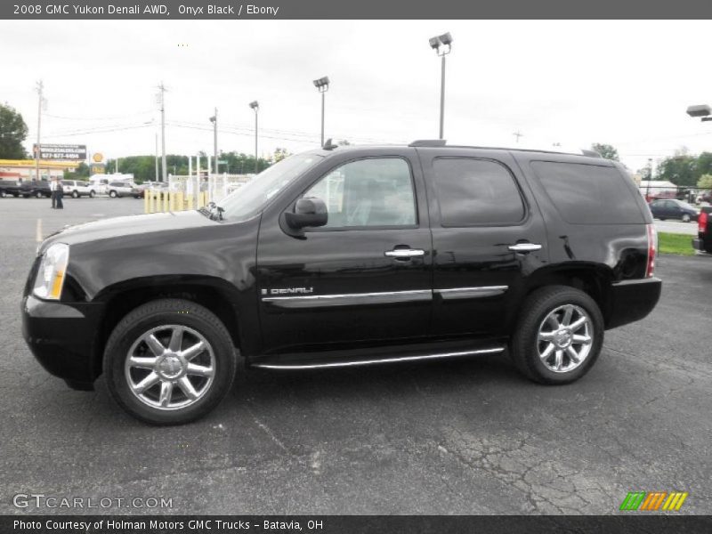Onyx Black / Ebony 2008 GMC Yukon Denali AWD