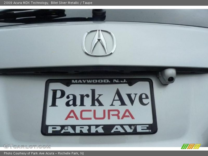 Billet Silver Metallic / Taupe 2009 Acura MDX Technology