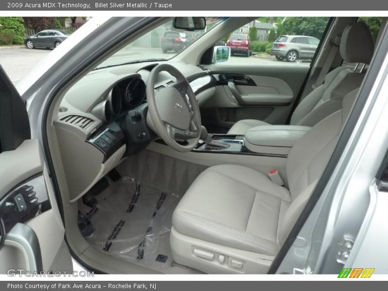 Billet Silver Metallic / Taupe 2009 Acura MDX Technology