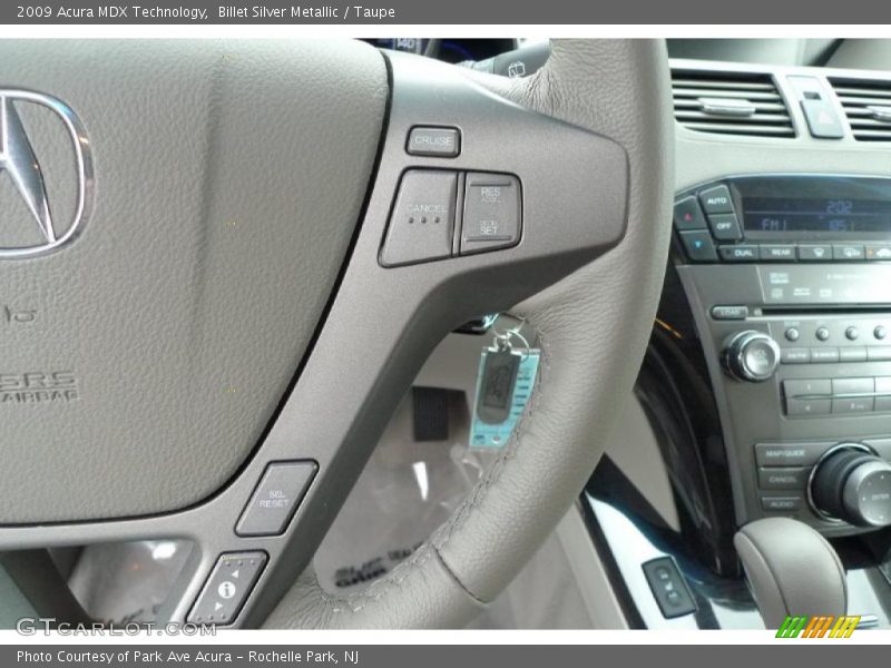 Billet Silver Metallic / Taupe 2009 Acura MDX Technology