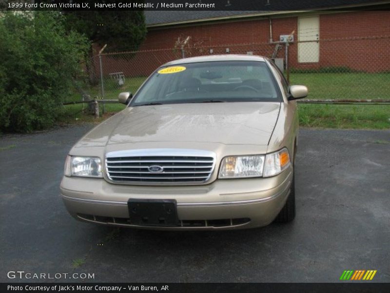 Harvest Gold Metallic / Medium Parchment 1999 Ford Crown Victoria LX