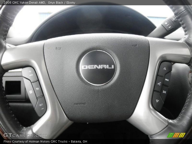 Onyx Black / Ebony 2008 GMC Yukon Denali AWD