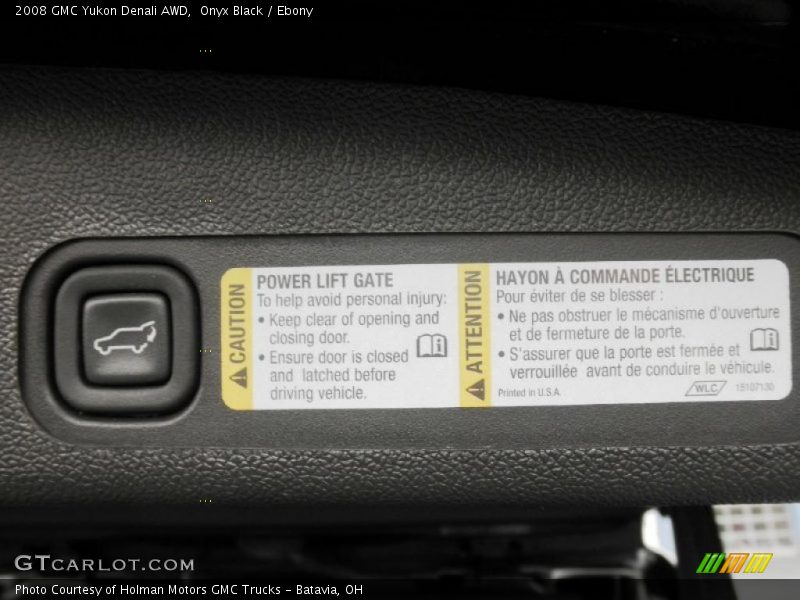 Onyx Black / Ebony 2008 GMC Yukon Denali AWD