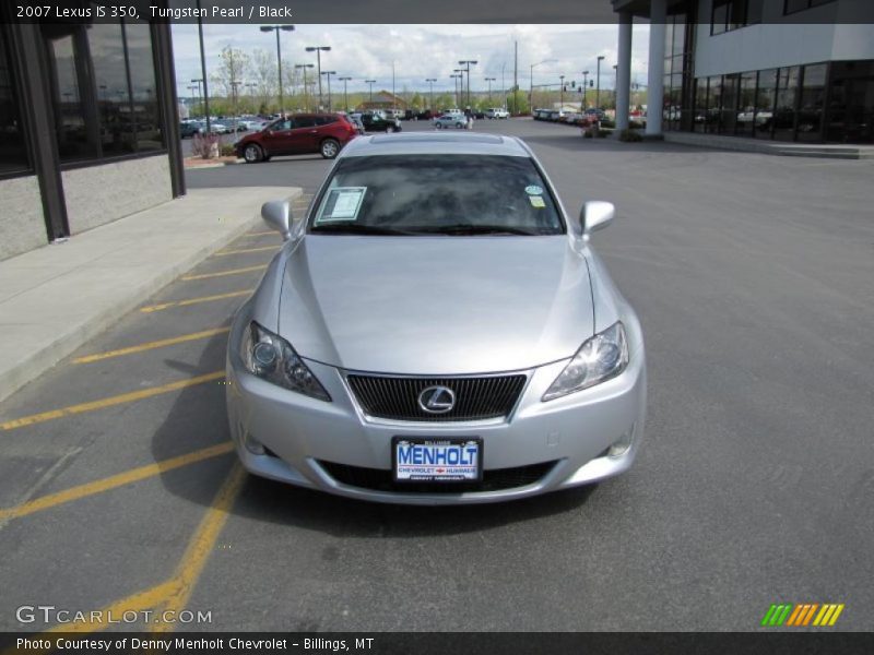 Tungsten Pearl / Black 2007 Lexus IS 350