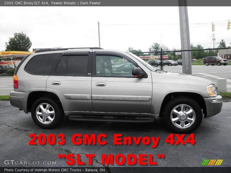 Pewter Metallic / Dark Pewter 2003 GMC Envoy SLT 4x4