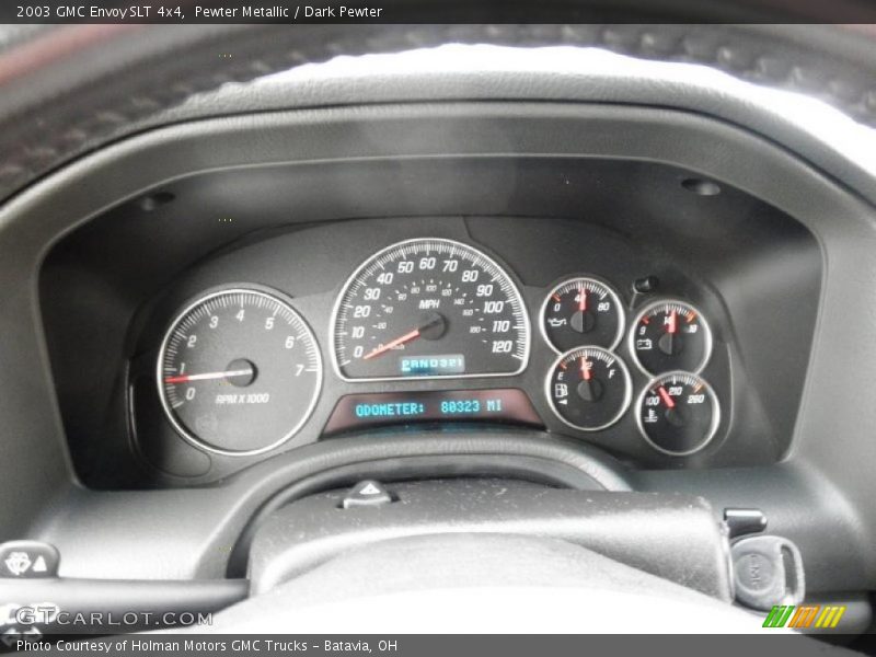 Pewter Metallic / Dark Pewter 2003 GMC Envoy SLT 4x4