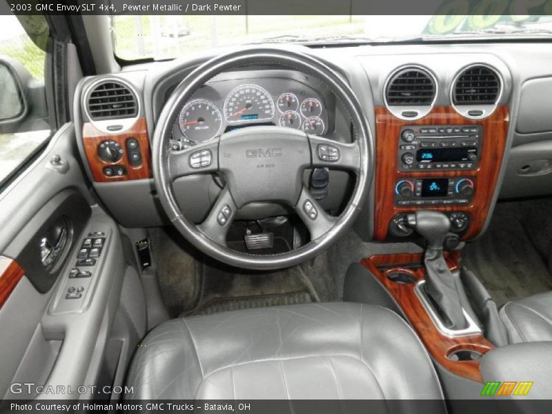Pewter Metallic / Dark Pewter 2003 GMC Envoy SLT 4x4