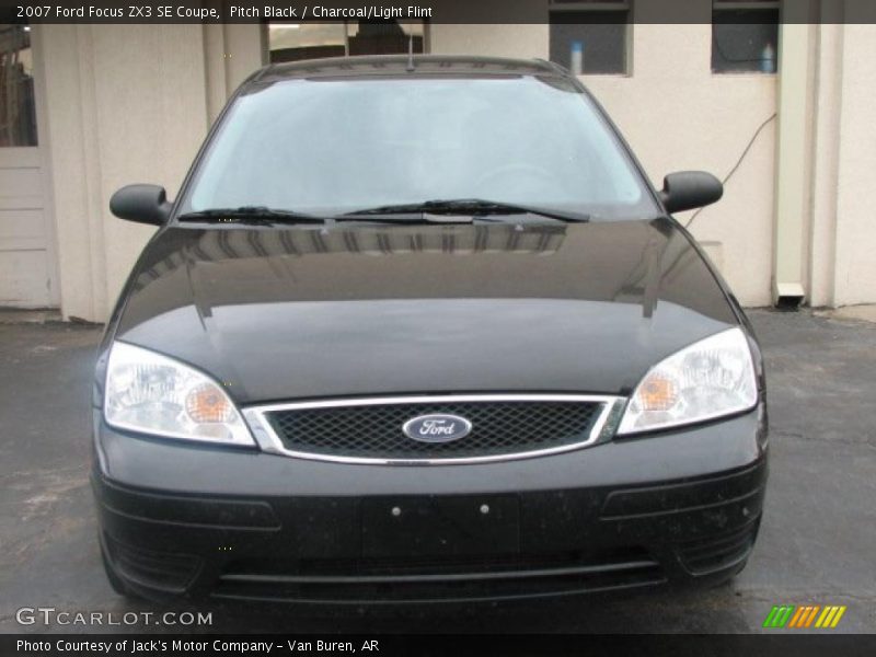 Pitch Black / Charcoal/Light Flint 2007 Ford Focus ZX3 SE Coupe