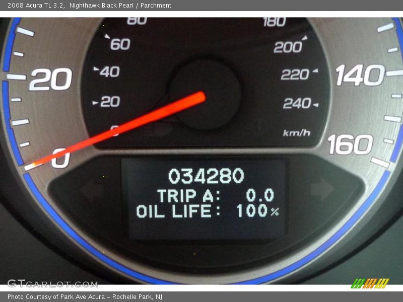 Nighthawk Black Pearl / Parchment 2008 Acura TL 3.2