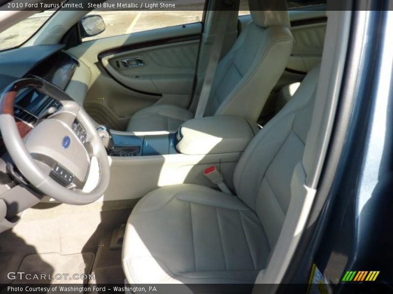 Steel Blue Metallic / Light Stone 2010 Ford Taurus Limited