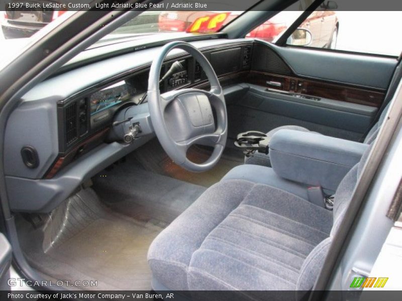 Light Adriatic Blue Pearl / Adriatic Blue 1997 Buick LeSabre Custom