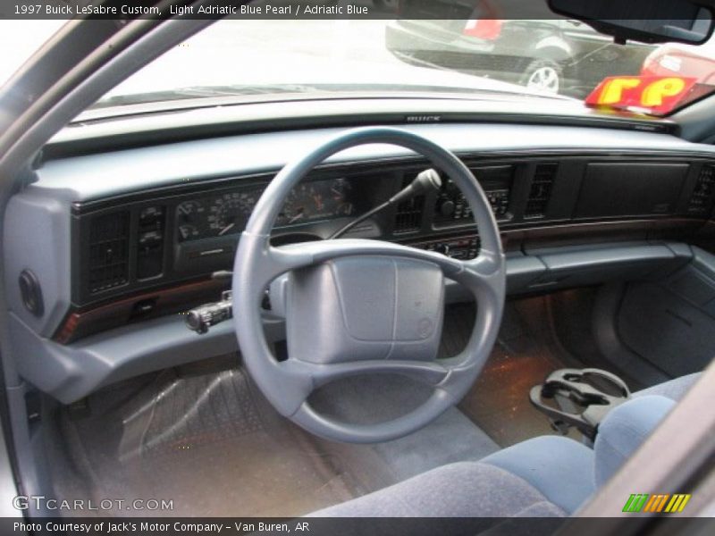 Light Adriatic Blue Pearl / Adriatic Blue 1997 Buick LeSabre Custom