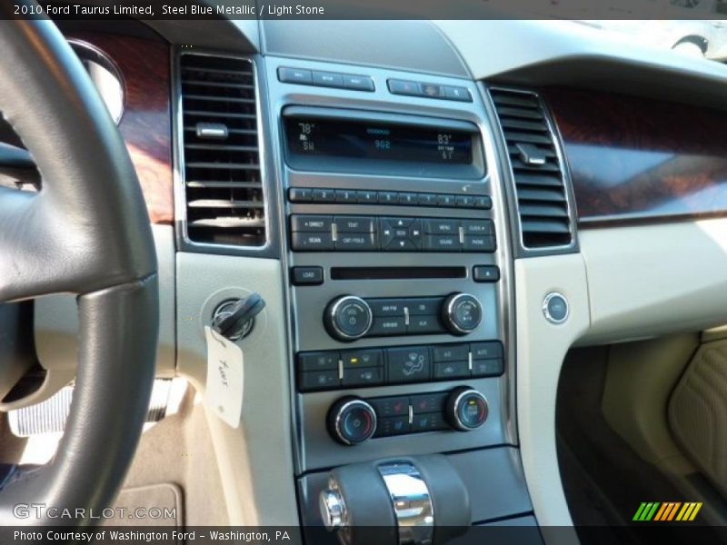 Steel Blue Metallic / Light Stone 2010 Ford Taurus Limited