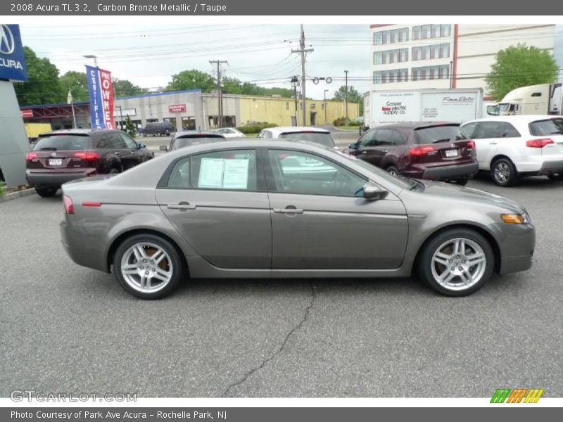 Carbon Bronze Metallic / Taupe 2008 Acura TL 3.2