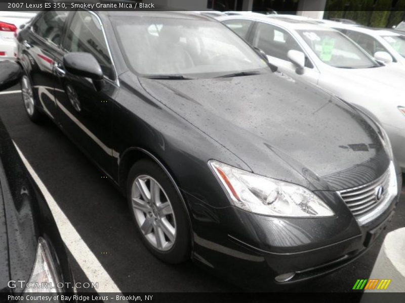 Smokey Granite Mica / Black 2007 Lexus ES 350