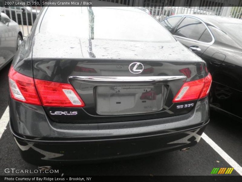 Smokey Granite Mica / Black 2007 Lexus ES 350