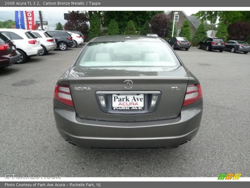 Carbon Bronze Metallic / Taupe 2008 Acura TL 3.2
