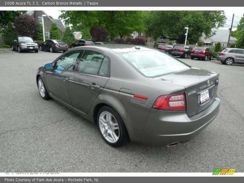 Carbon Bronze Metallic / Taupe 2008 Acura TL 3.2