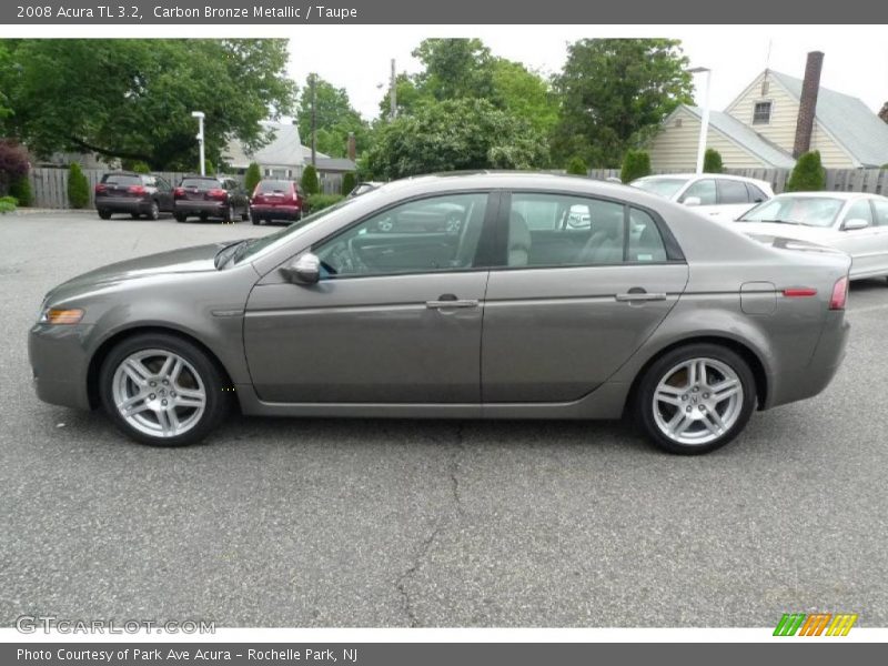 Carbon Bronze Metallic / Taupe 2008 Acura TL 3.2