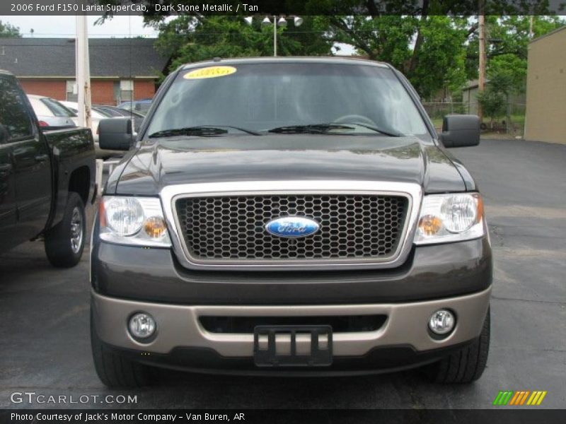 Dark Stone Metallic / Tan 2006 Ford F150 Lariat SuperCab