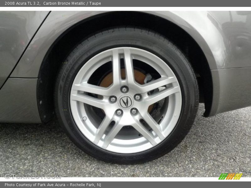 Carbon Bronze Metallic / Taupe 2008 Acura TL 3.2