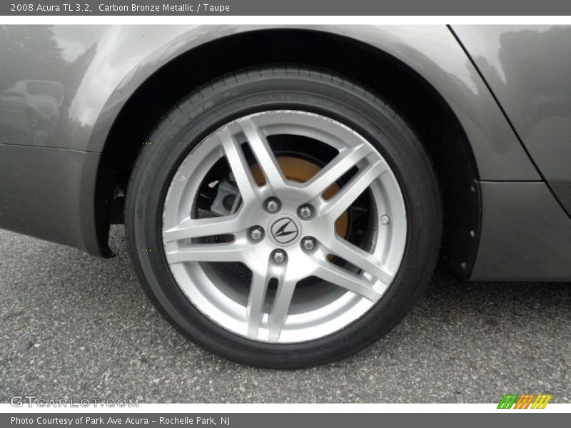Carbon Bronze Metallic / Taupe 2008 Acura TL 3.2