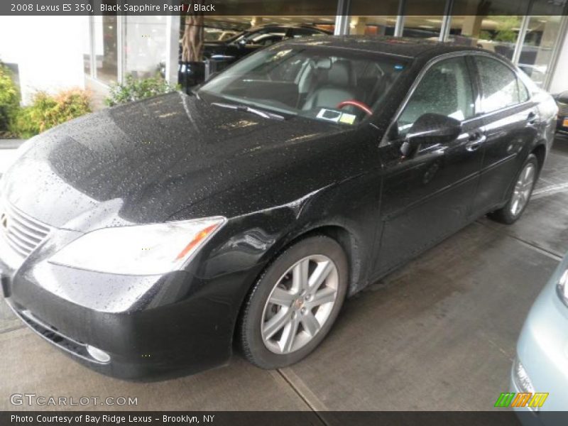 Black Sapphire Pearl / Black 2008 Lexus ES 350