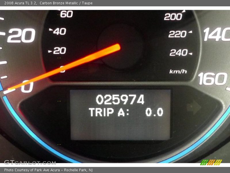 Carbon Bronze Metallic / Taupe 2008 Acura TL 3.2