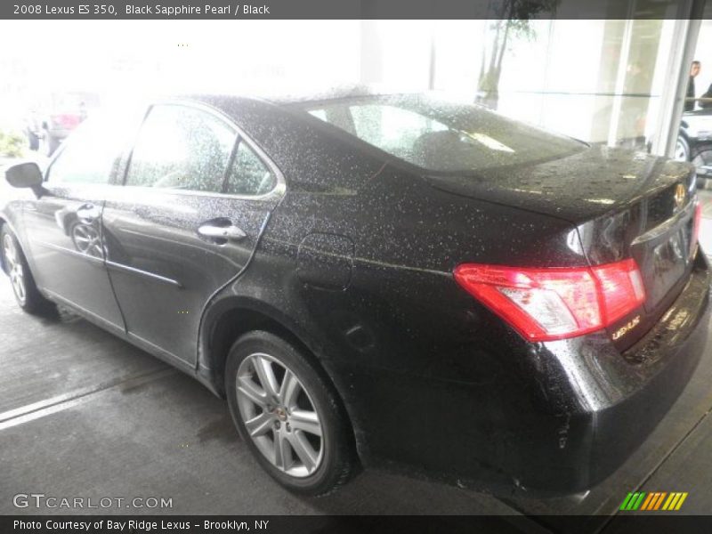 Black Sapphire Pearl / Black 2008 Lexus ES 350