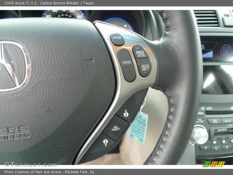Carbon Bronze Metallic / Taupe 2008 Acura TL 3.2